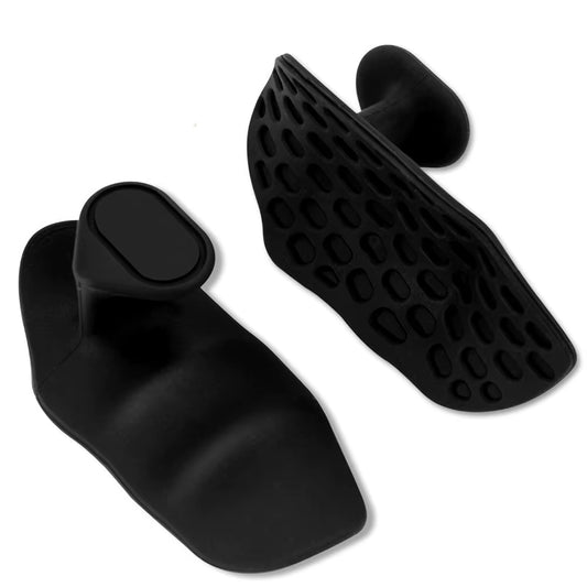 Silicone Gym Gloves Grips Gloves Pull up Grips Fingerless Workout Gloves for Weight Lifting Sweat-Resistant Palm Protection