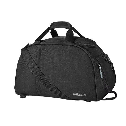 Gym Bag for Men with Shoe Compartment Crossbody Bag Black Golf Clothes Bag