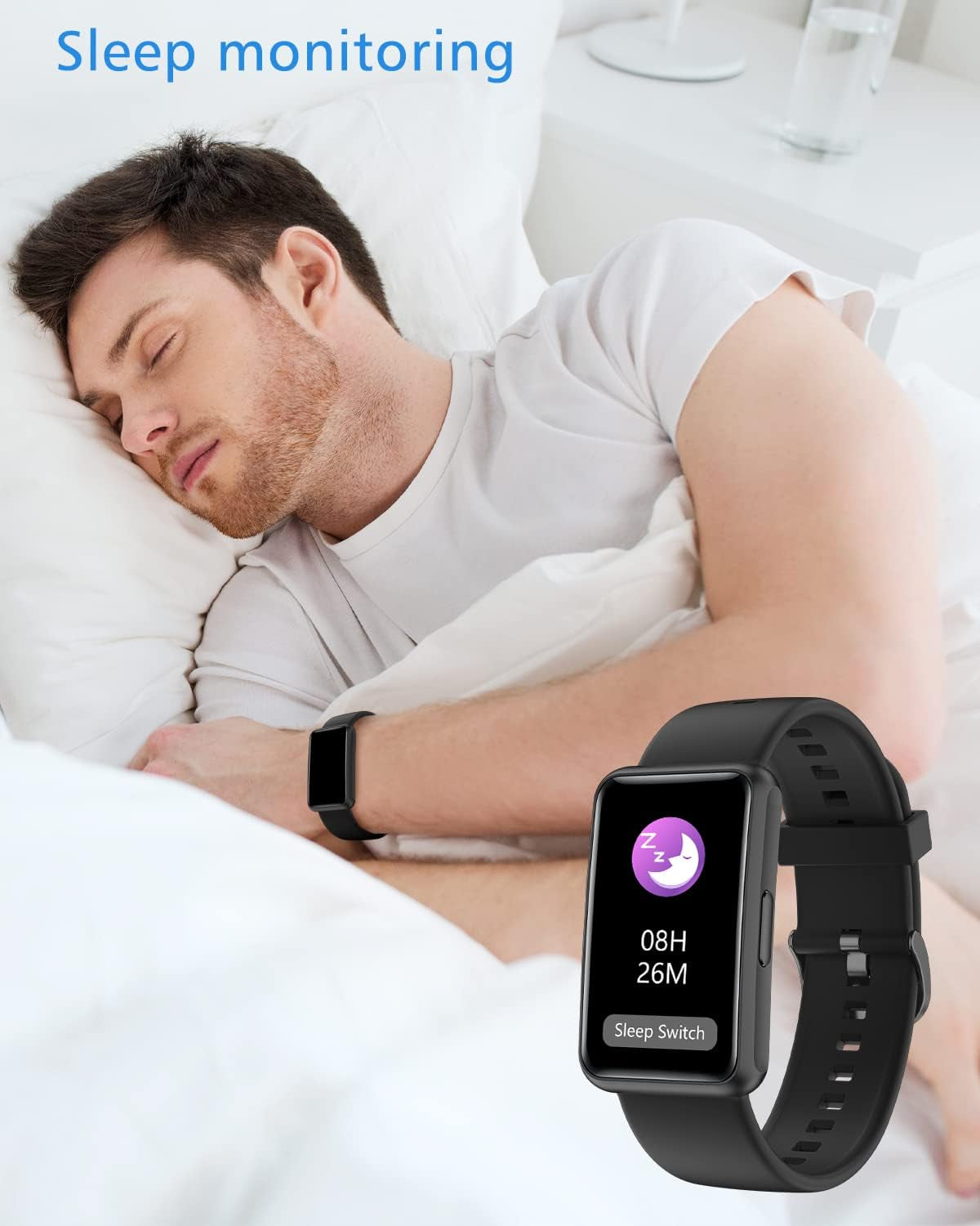 Fitness Tracker No Bluetooth No App/Phone Required, Fitness Watch Pedometer Waterproof for Men Women Parents